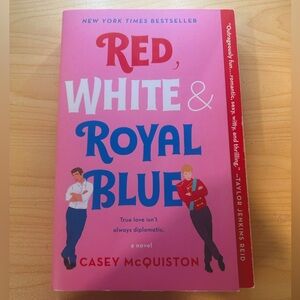 Red, White and Royal Blue Book by Casey McQuiston